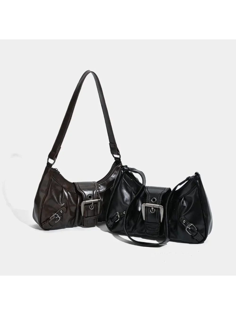 Trendy Y2K Small Hobo Bag | Cute Top Handle Clutch Purse | Punk Style Handbag